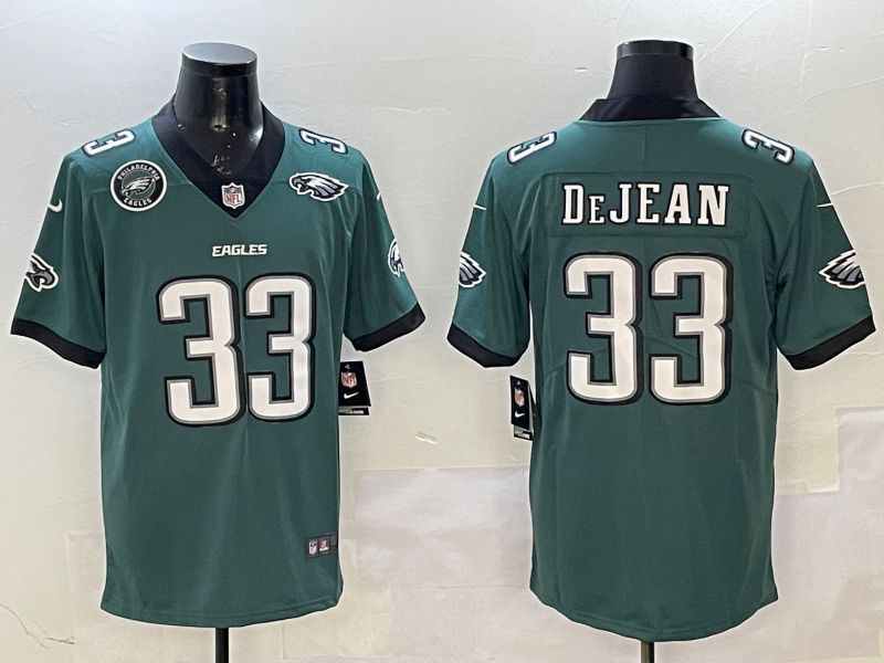Men Philadelphia Eagles #33 Dejean Green Second generation 2025 Nike Limited NFL Jersey style 6